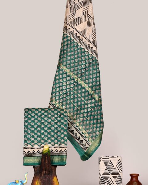 Maheshwari Silk Suit Set