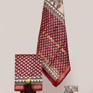 Maheshwari Silk Suit Set