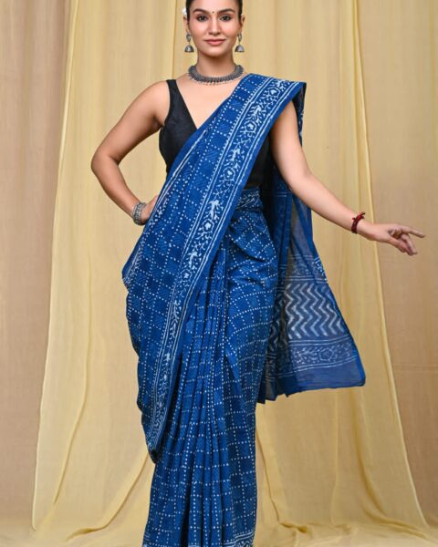 Mulmul Cotton Saree
