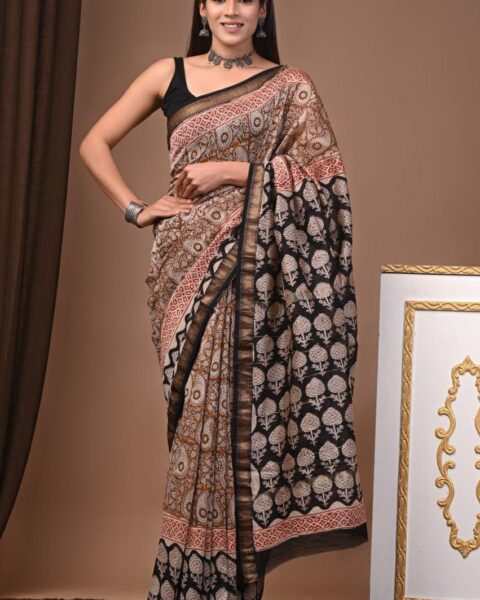 Maheshwari Silk Saree