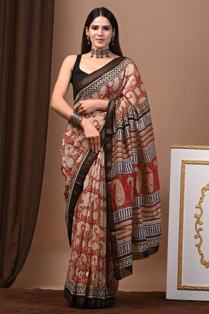 Maheshwari Silk Saree
