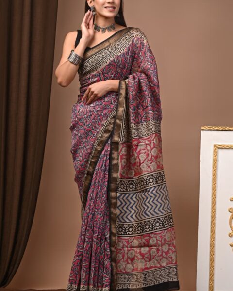 Maheshwari Silk Saree