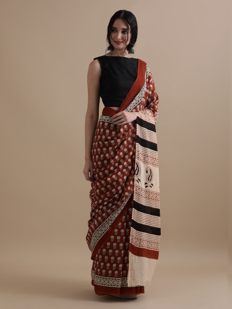 Mulmul Cotton Saree