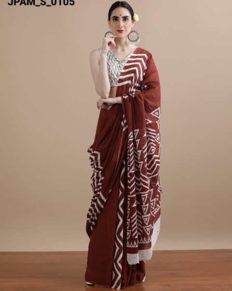 Mulmul Cotton Saree