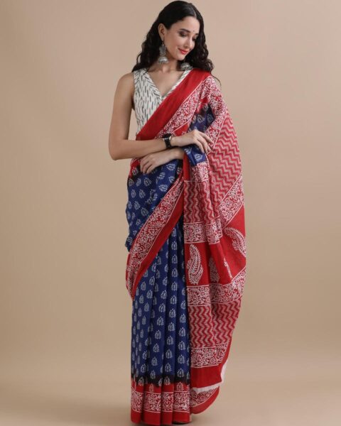 Mulmul Cotton Saree