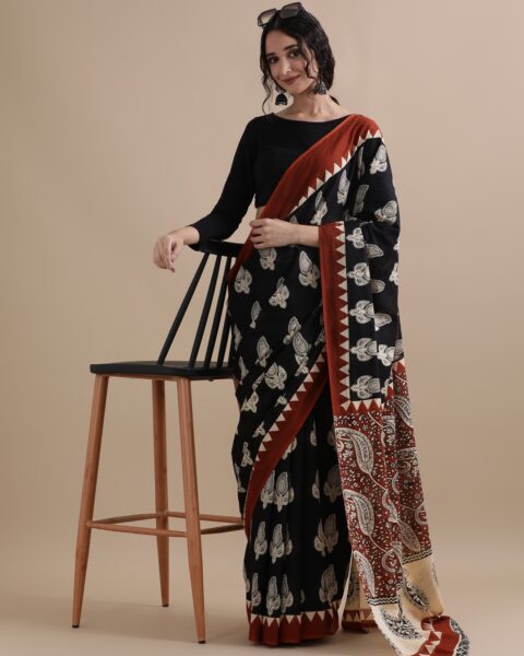 Mulmul Cotton Saree