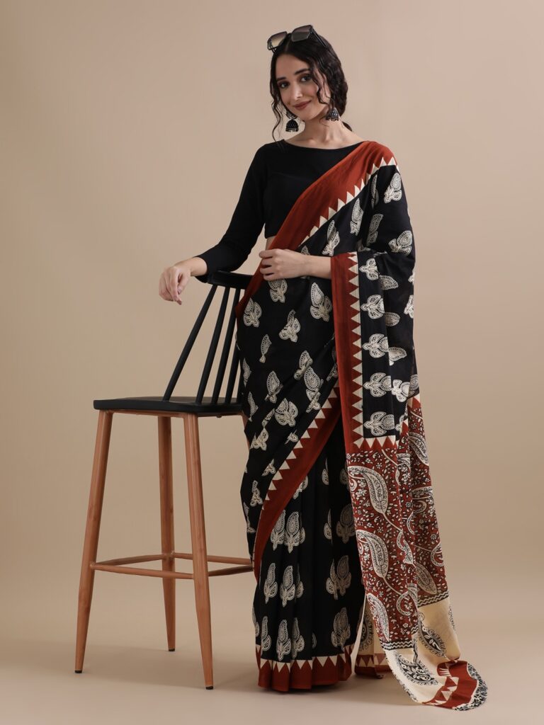 Mulmul Cotton Saree